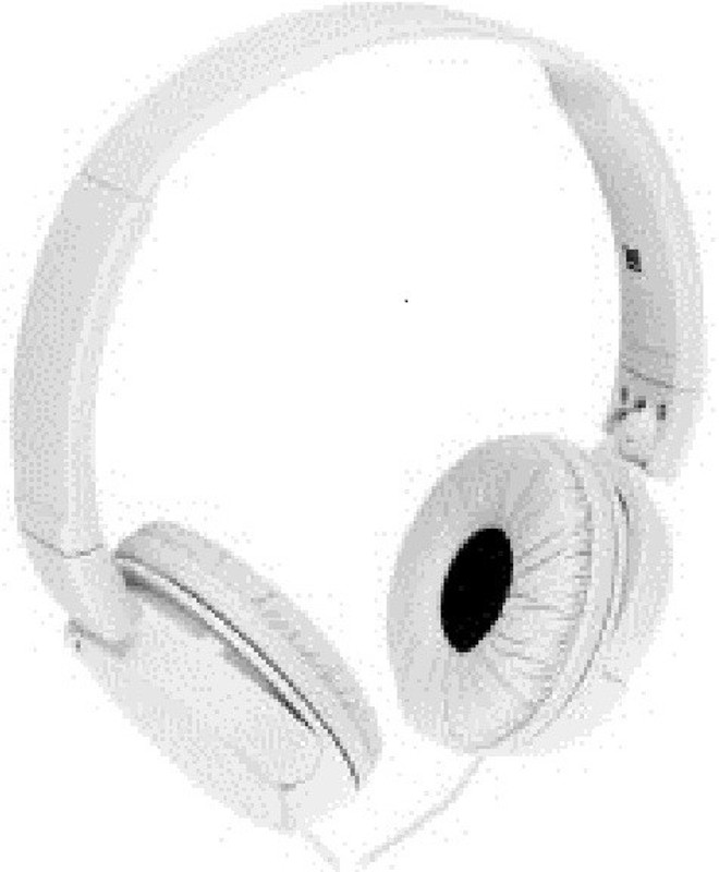 happiesta WIRED HEADPHONE FOR ALL SMARTPHONE WITH MIC (WHITE ,MIC) Wired Headset with Mic(White, Blue, Black, Over the Ear)