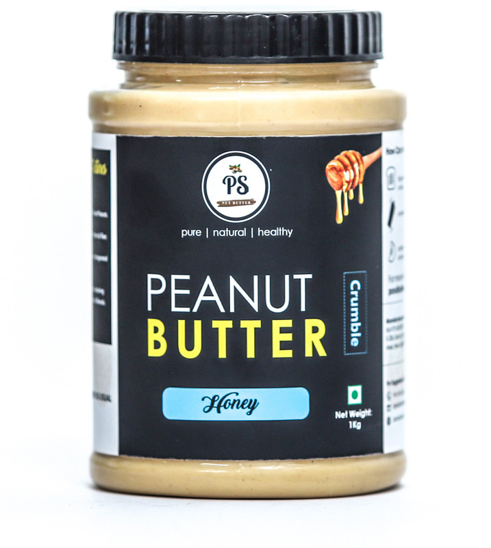 ps nutbutter NATURAL PEANUT BUTTER (CRUMBLE) HONEY 1 kg