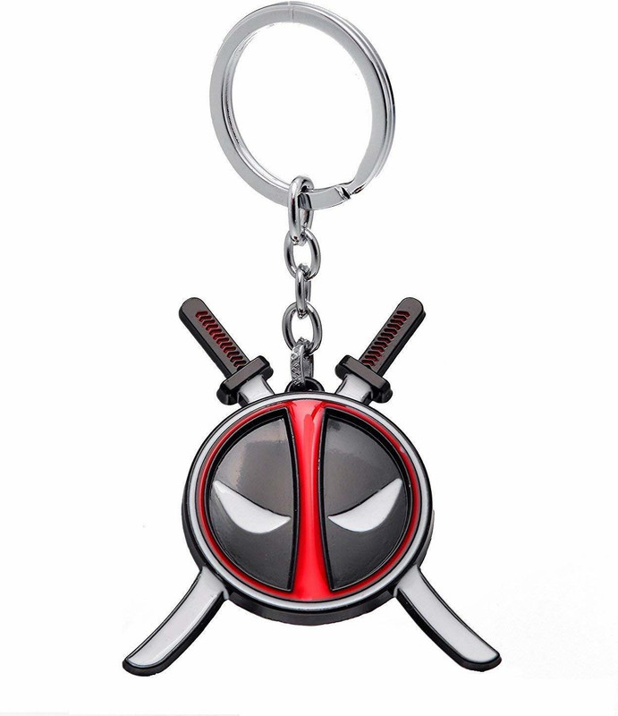 keycraze FIDGET DEADPOOL MASK MATALIC KEY CHAIN Key Chain