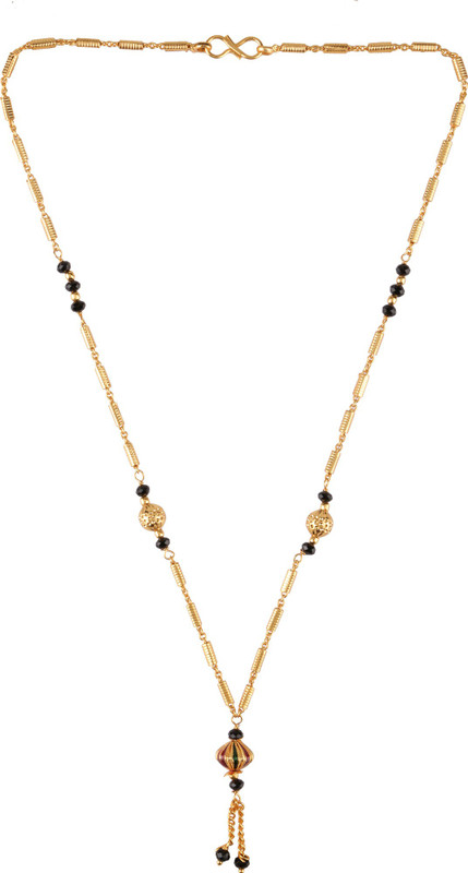 vihaajewellery micro gold plated mangalsutra Alloy Mangalsutra