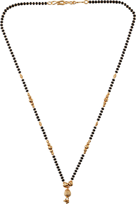vihaajewellery micro gold plated mangalsutra Alloy Mangalsutra