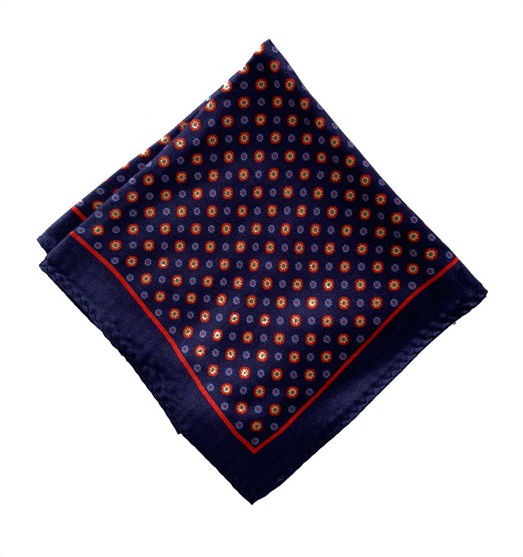 modarta Floral Print Poly Silk Men Fancy Scarf