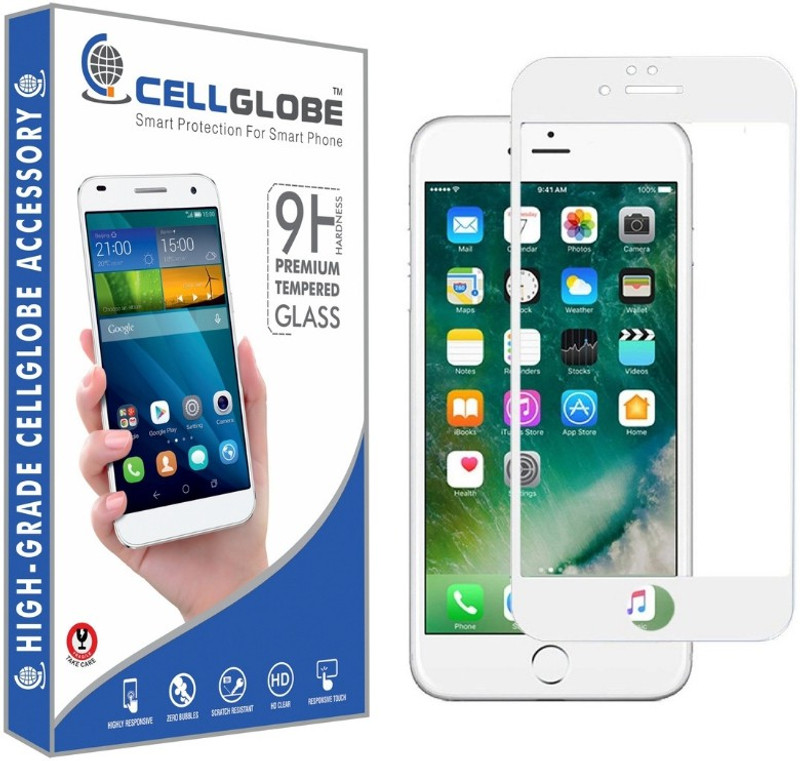 cellglobe Tempered Glass Guard for Iphone 7G plus(Pack of 1)
