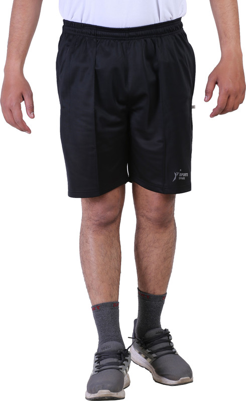 sports sparx Solid Men Black, Blue Running Shorts, Night Shorts, Gym Shorts, Basic Shorts, Sports Shorts, Regular Shorts, Regular Shorts