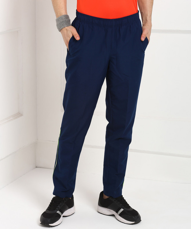 Buy REEBOK Solid Men Blue Track Pants 