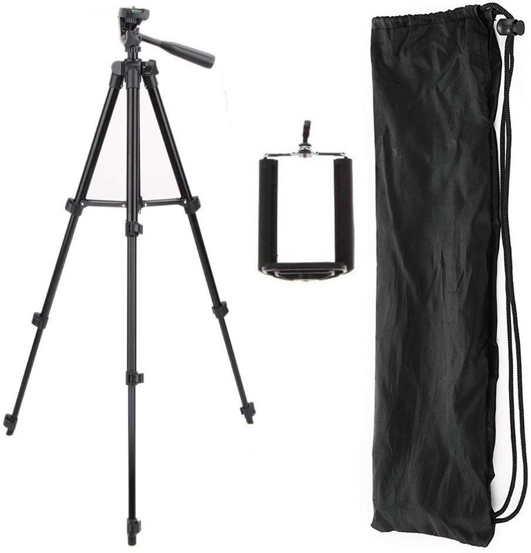 ms megaslim New Arrival 3120 Tripod Head Lightweight Tripod for all digital Cameras(SLR/DSLR) & projectors, all Mobile phones Tripod, Tripod Kit, Tripod Ball Head Tripod(Black, Supports Up to 1500 g)