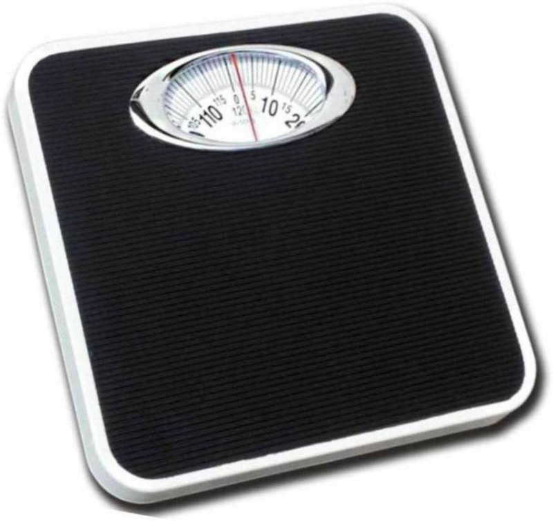 Gadget Tree Black Analog Weight Machine Capacity 120 Kg Mechanical Manual Weighing Scale(Black)
