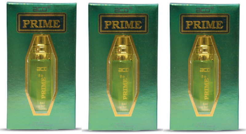 ACO Prime Alcohol - Free Premium Attar Roll On 8ml Each (Pack of 3) Floral Attar(Floral)
