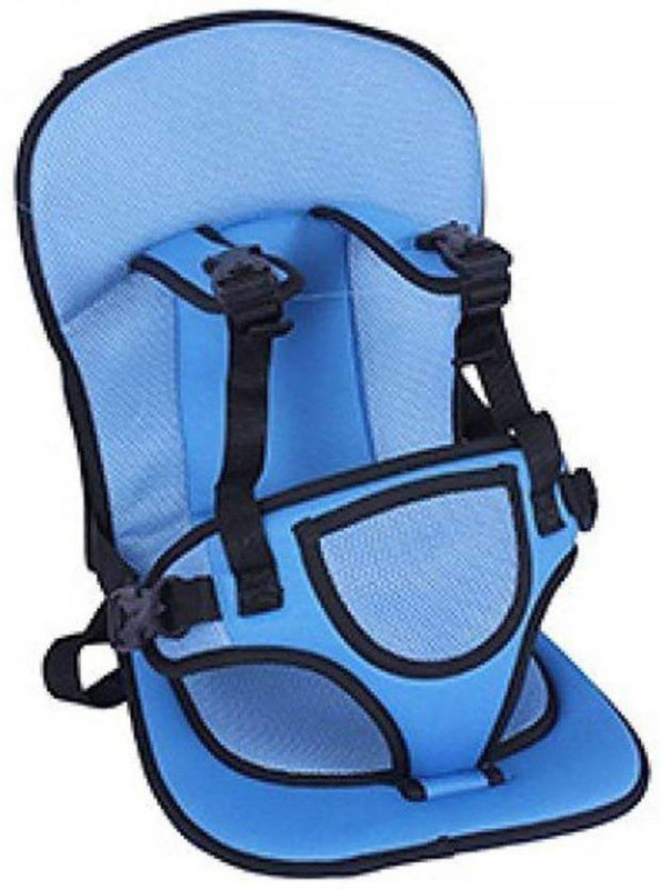 Holiday Baby Car Cushion Seat with Safety Belt Multi-function BLUE and BLACK Forward Facing Car Seat Car baby carrier safety Belt bag and Kids Baby Carrier Comfortable Support with Belt 3in1 Baby Carrier for kids Forward Facing Car Seat Adjustable (Multicolor) Baby Car Seat(Multicolor)