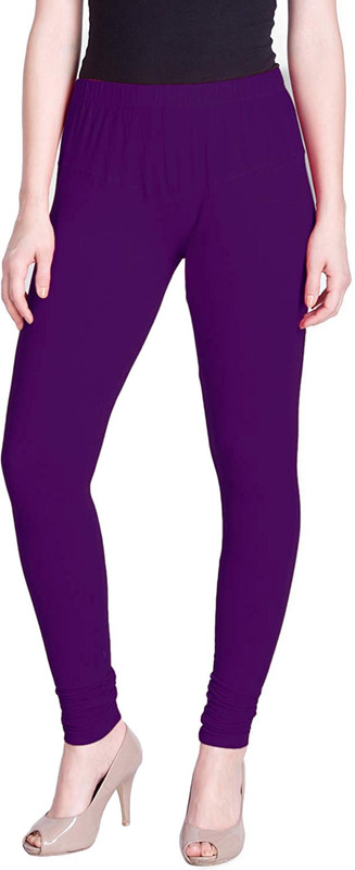 khwahish Churidar  Legging(Purple, Solid)
