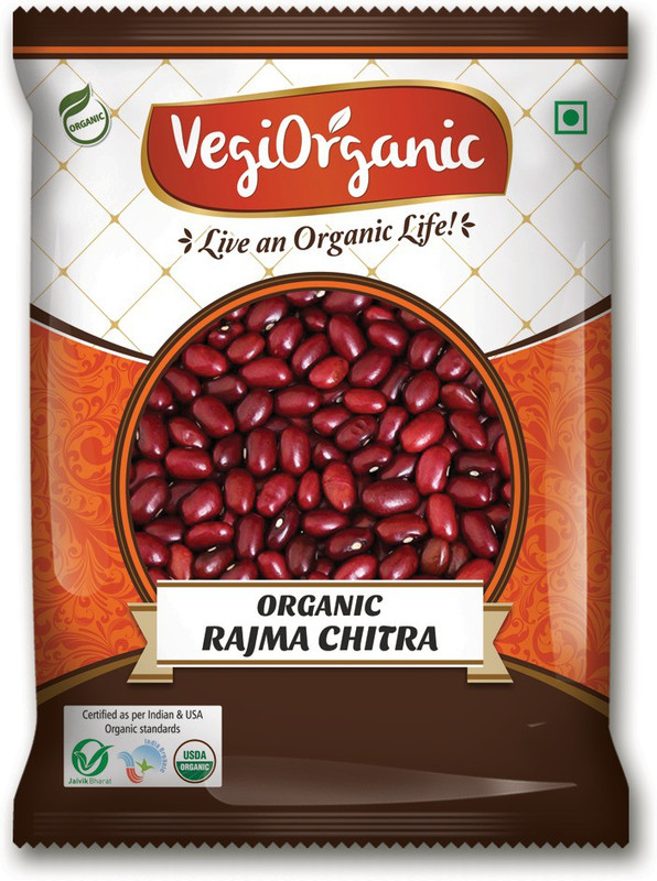vegiorganic Red Rajma (Whole)(500 g)