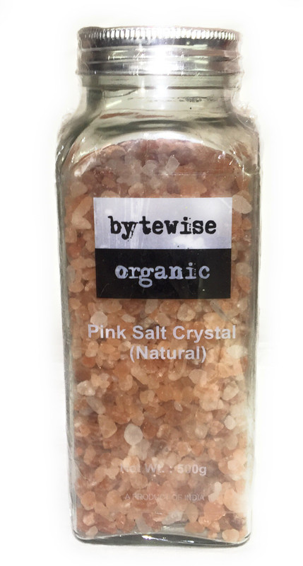 bytewise organic Himalayan Pink Salt Crystal Himalayan Pink Salt(484 g)
