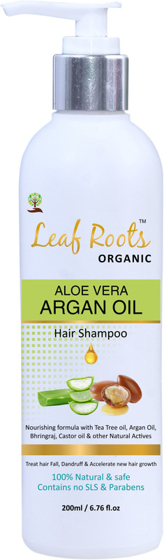 leafroots aloe vera argan oil shampoo (200 ml)(200 ml)