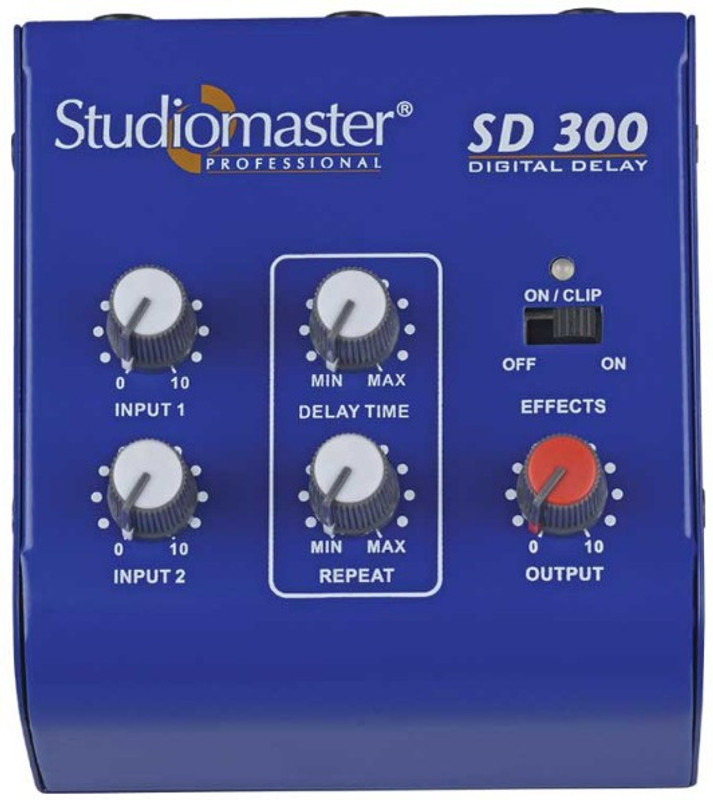 Studiomaster SD 300 with charger and ECHO/DELAY Digital Sound Mixer