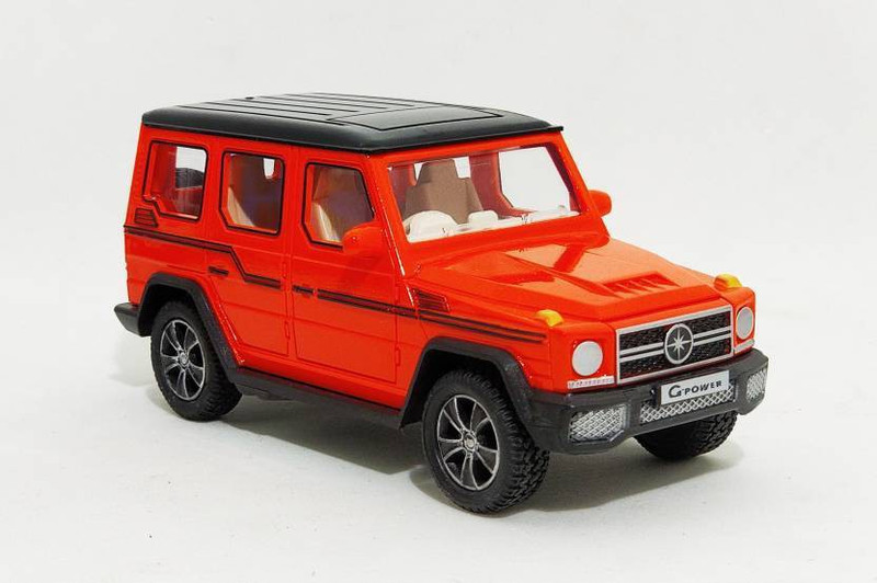 affordy collection G-Power Miniature (Pull Back Action) Orange Geep for kids(Red)