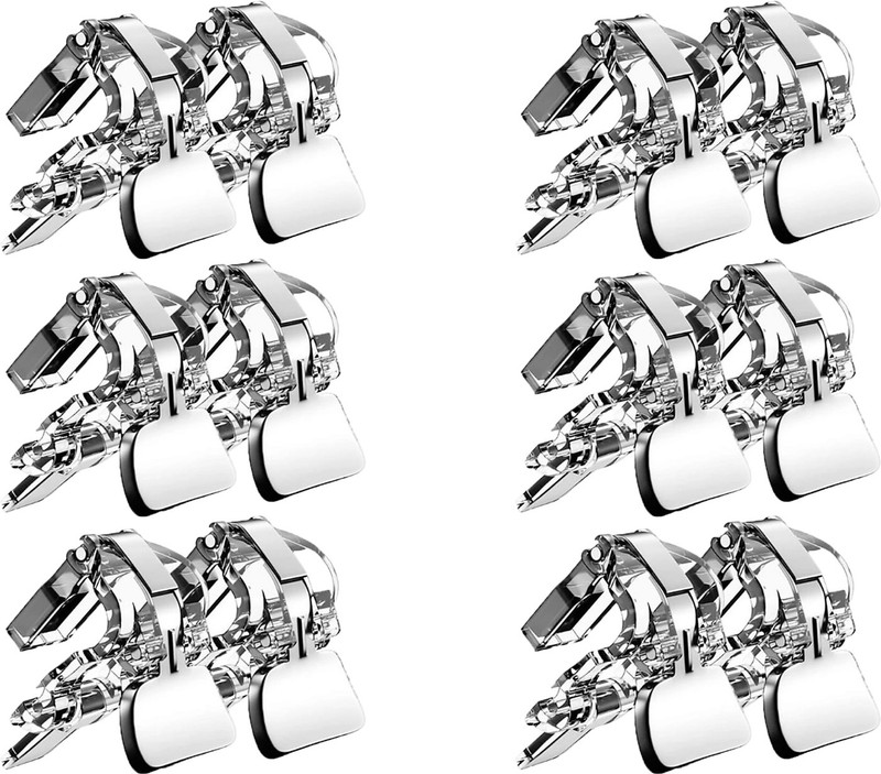 DILURBAN Set Of 6 PUBG Metal Upgraded Sensitive Buttons R1 L1 Mobile Game Controller Gaming Accessory Kit(Grey, For Mac OS)