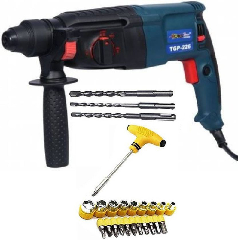 Buy veevo TGP 226 Tiger rotary hammer 800w with T BAR set and 3