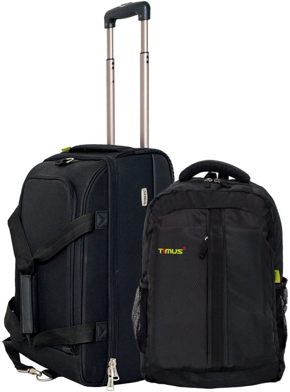 Timus Cabin Suitcase Combo(Black)