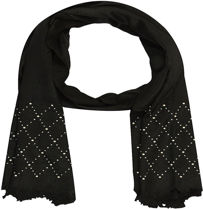 stole for women Solid Satin Blend Women Stole