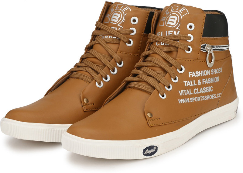 believe high top Sneakers for men High Tops For Men(Black)