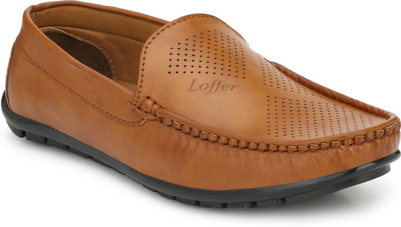feet4life 6002 Loafers For Men(Tan)