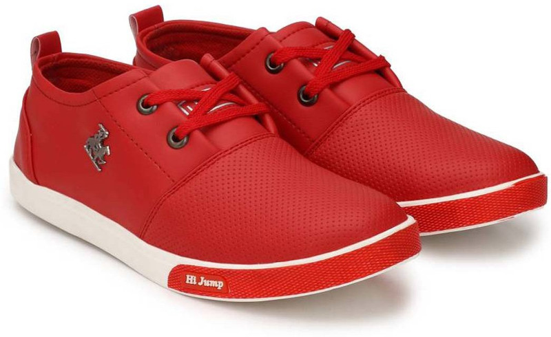 69angles Men's Sneaker Shoes Color-Mehroon Red Sneakers For Men(Red)