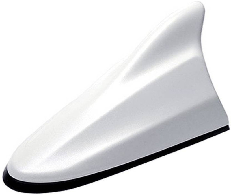 PRTEK remium Quality Car White Shark Fin Replacement Signal Receiver for car universal Hidden Vehicle Antenna Satellite Vehicle Antenna