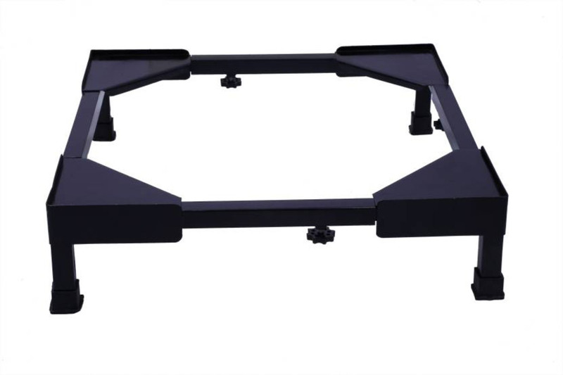 haltbuy Adjustable Fridge/Top load Washing machine/Dishwasher Stand (Size-Min 15” X 15” to Max 28” X 28” Fully Metal Body) Washing Machine Trolley Washing Machine Trolley