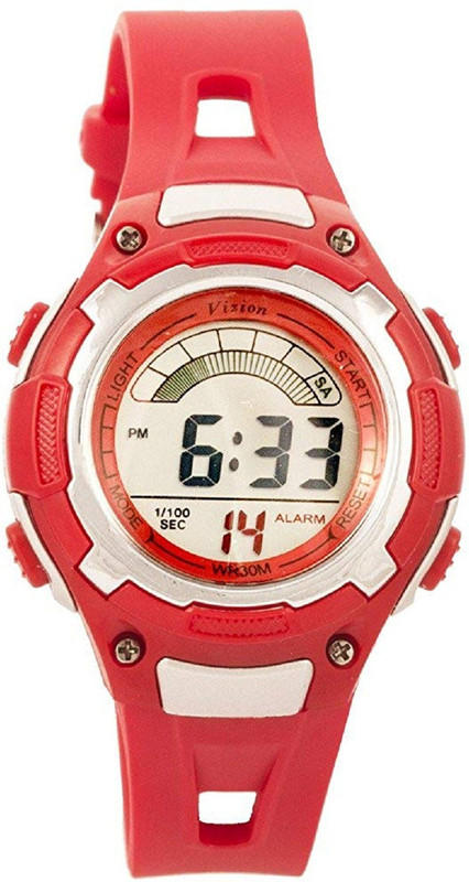 Vizion 8529019-8RED Sports Series Digital Watch - For Boys & Girls Vizion 8529019-8RED Sports Series Digital Watch - For Boys & Girls