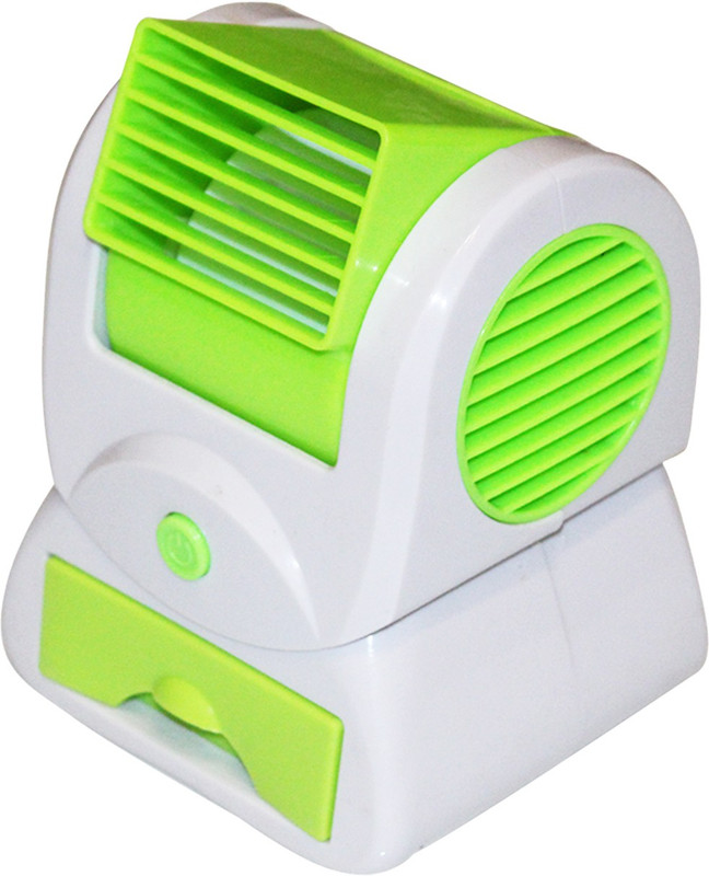 Akshat Air Conditioning Mini Perfume Turbine Fan Room/Personal Air Cooler(Green, White, 0.5 Litres)