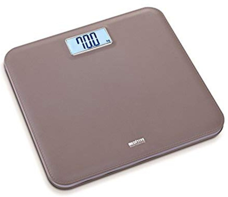Aliyan Shop Leather Look Fiber Body Digital Human Weighing Scale, 180kg with Accuracy of 100g BMI Weighing Scale