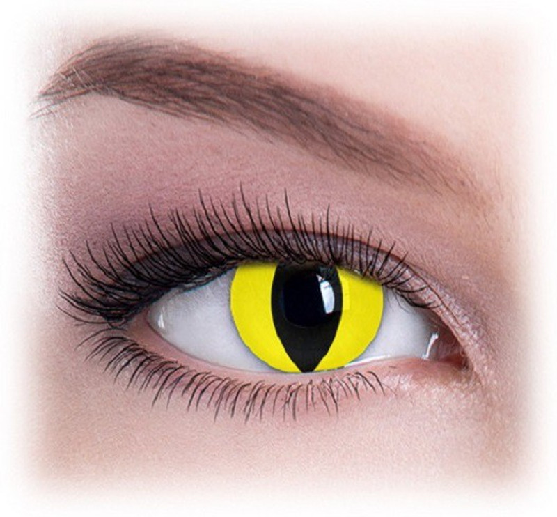 colour perfection Blue Manson Crazy Color Contact Lenses-Without Power Quaterly(0, Colored Contact Lenses, Pack of 2)