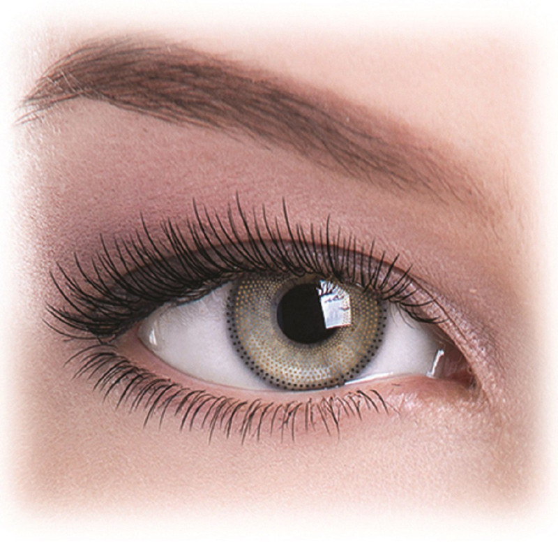 colour perfection Hazel Blends coloured Contact Lenses Without Power Quaterly(0, Colored Contact Lenses, Pack of 2)