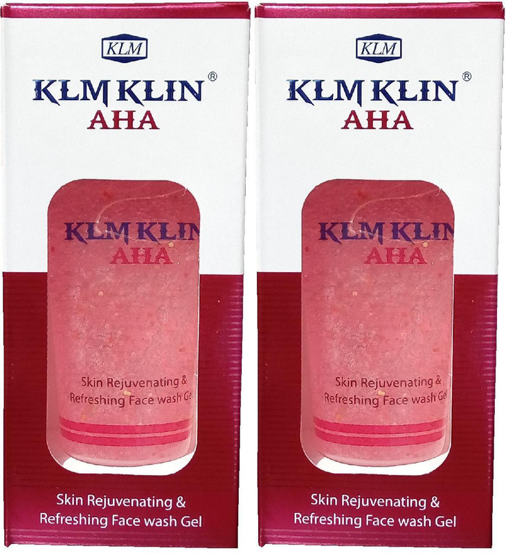 KLM KLIN AHA ( Pack Of 2*100ML ) Face Wash(200 ml)