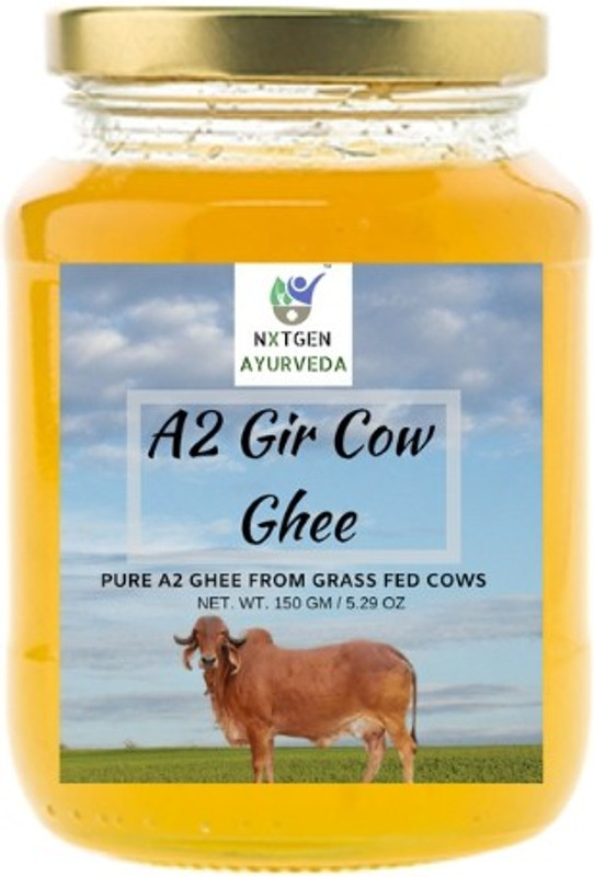 nxtgen ayurveda Pure A2 Gir Cow Ghee 150 g Mason Jar