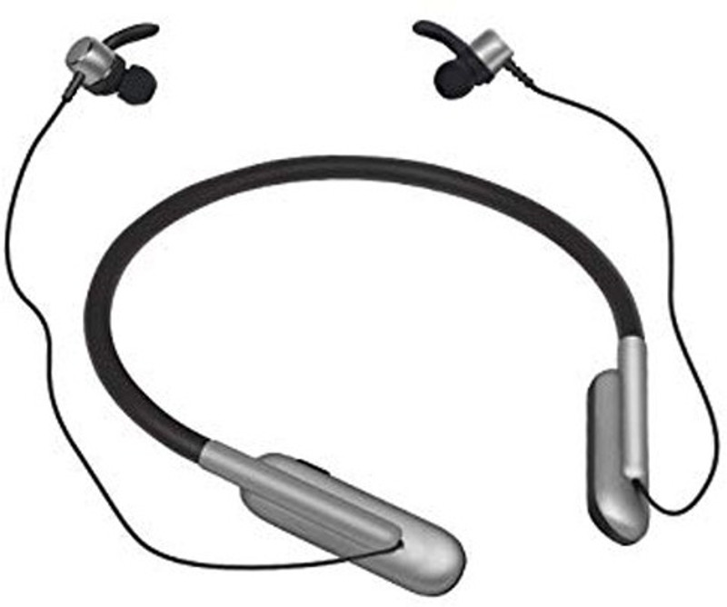 canvalls v26 bluetooth earphone with mic (black) Bluetooth Headset with Mic(Silver, In the Ear)
