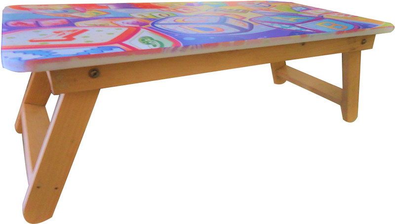 sant art ABC1 Wood Portable Laptop Table(Finish Color - MULTICOLOR)