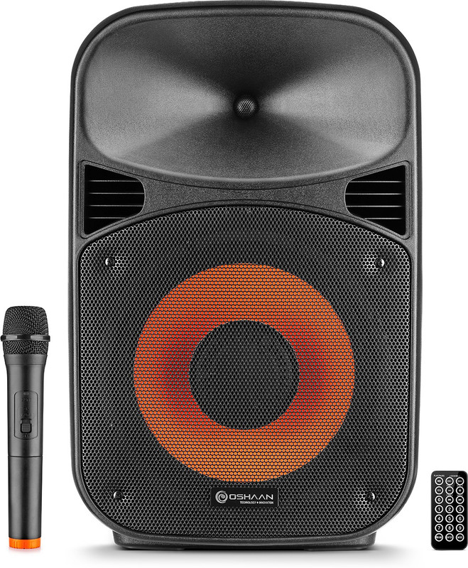 Oshaan X12000 Portable Speaker Wireless 12-Inch Portable Multimedia Trolley Speaker Indoor, Outdoor PA System(250 W)