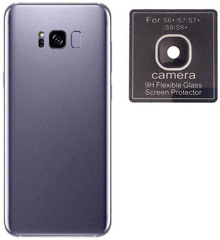 PEAKSTERS Camera Lens Protector for Samsung Galaxy S8 Camera Lens Protector(9H Flexible) Camera Glass