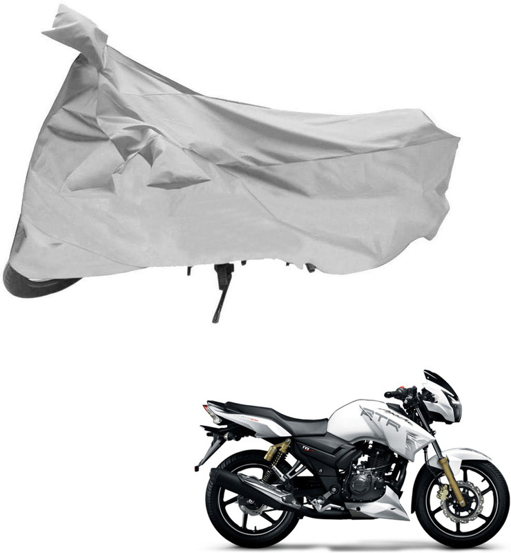 Autoretail Two Wheeler Cover For Tvs Apache Rtr 180 Silver Buy