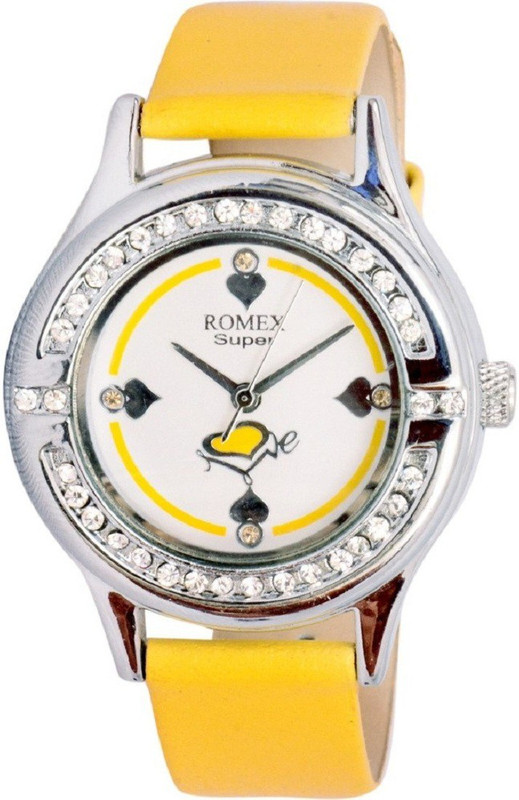 ROMEX Studded Elegant Analog Watch - For Women