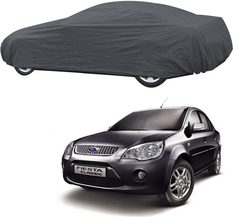 AutoRetail Car Cover For Ford Fiesta (Without Mirror Pockets)(Grey)