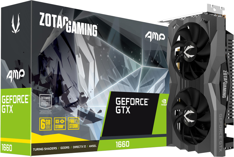 ZOTAC NVIDIA Gaming GeForce GTX 1660 AMP Edition 6 GB GDDR5 Graphics...