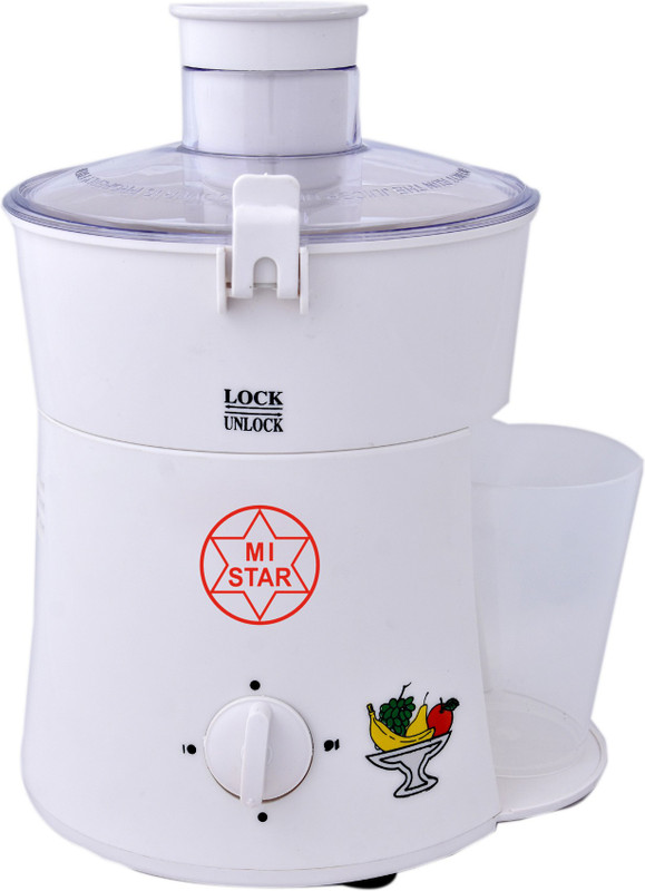 MI STAR juicer mixer grinder J103H85 400 Juicer(White, 1 Jar)
