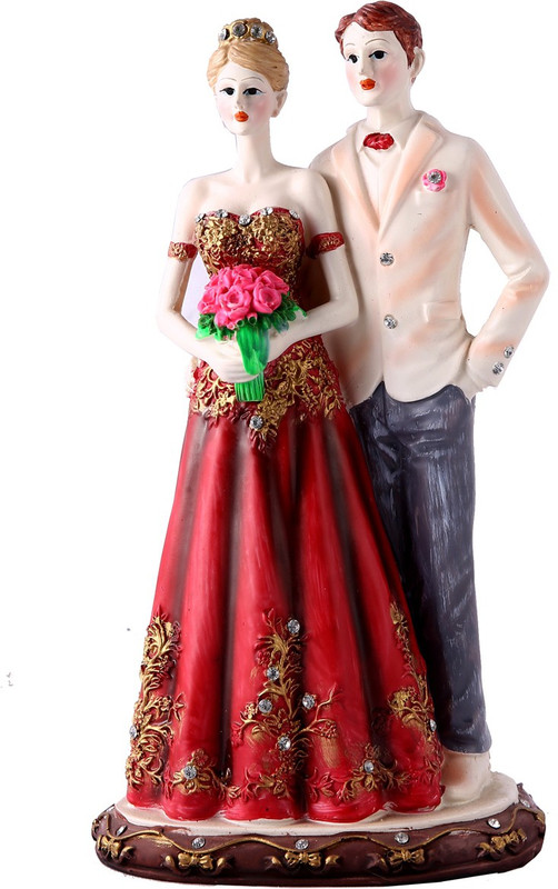 efandaa Decorative Showpiece Couple Statue For Home Decor Decorative Showpiece  -  25 cm(Polyresin)