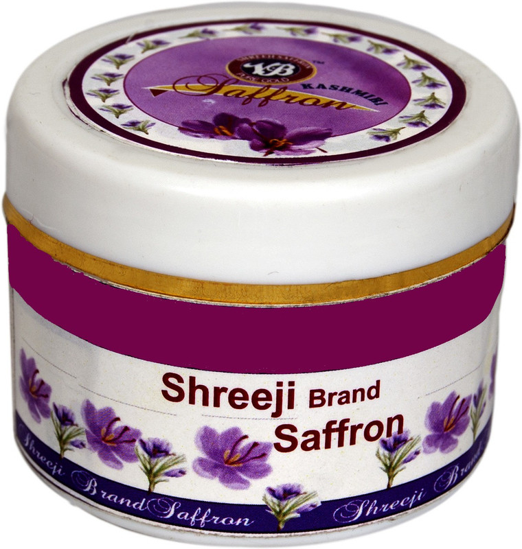 shreeji brand Kashmiri Saffron 5g Pack(5 x 1 g)