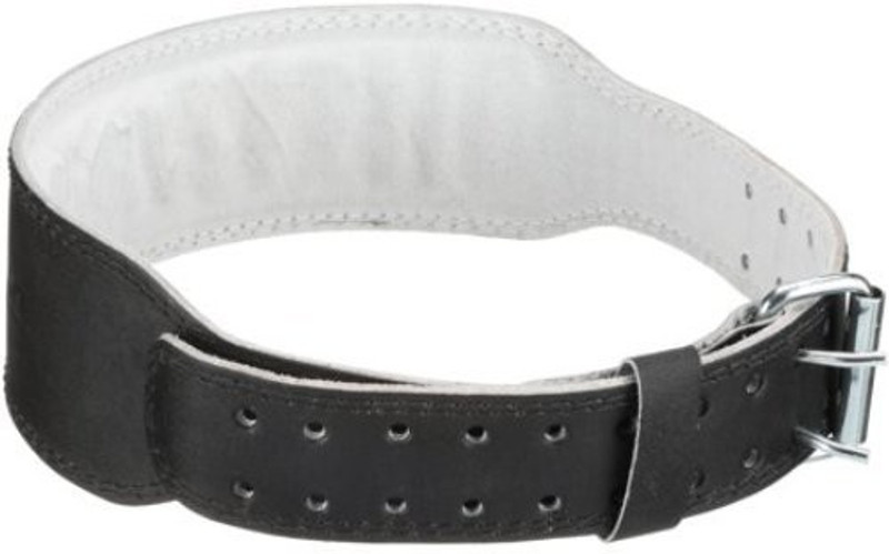 labh traders lb weight lifting gym belt 6 inches wide Waist Support (Black) Waist Support(Black)