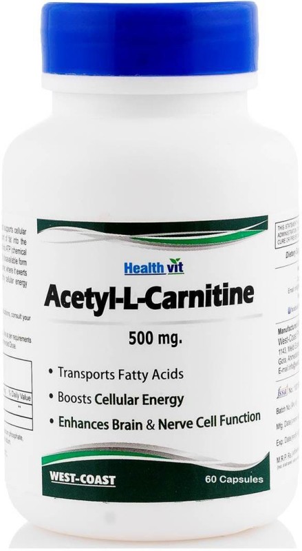 Vit Acetyl-L-carnitine 500mg 60 s(60 No)