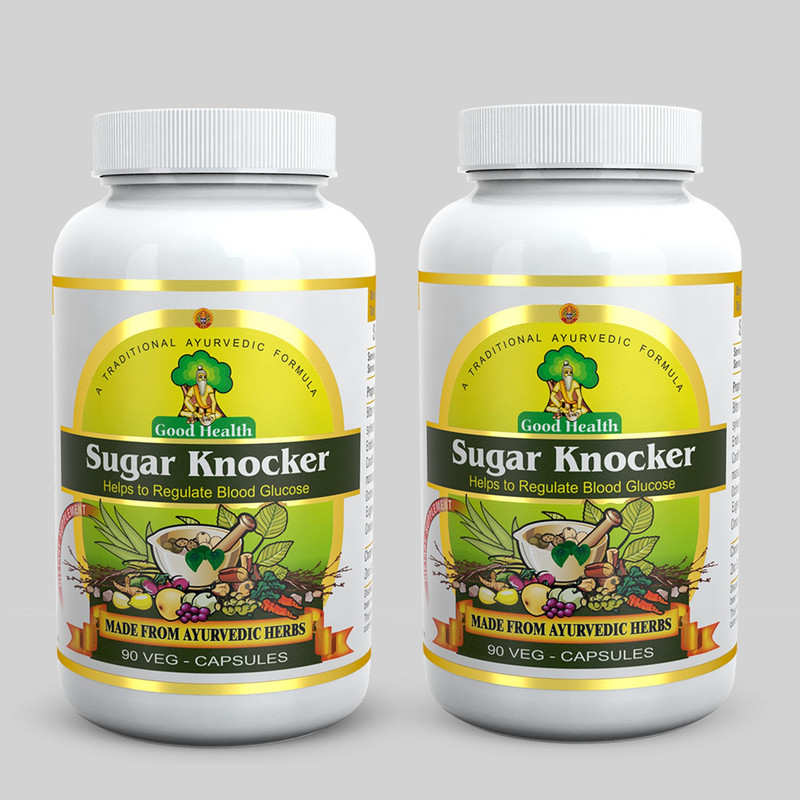 sugar knocker Ayurvedic Medicine for Diabetes (180 Capsules For 60 Days)(180 No)