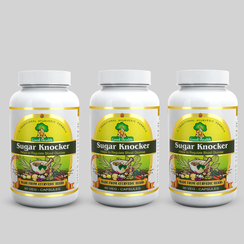 sugar knocker Ayurvedic Medicine for Diabetes (270 Capsules For 90 Days)(270 No)